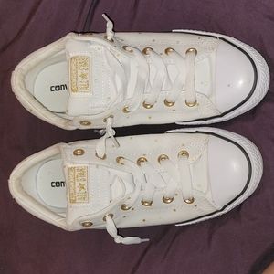 Converse, Size 8.5 womens, White